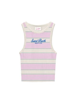 Canotta Donna Ada Rib Con Toppa St Barth MC2 SAINT BARTH | Canotta | AAD00101906L